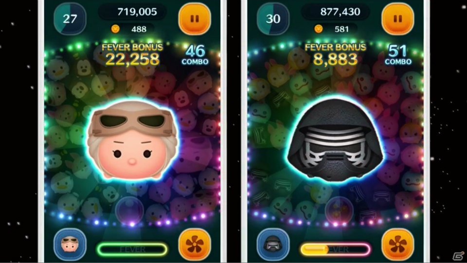 iOS/Android「LINE：ディズニー ツムツム」新TVCM「スター・ウォーズ／フォースの覚醒篇」が放送開始！新ツム「カイロ・レン」「レイ」も登場の画像1