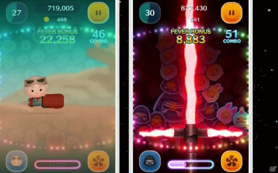 iOS/Android「LINE：ディズニー ツムツム」新TVCM「スター・ウォーズ／フォースの覚醒篇」が放送開始！新ツム「カイロ・レン」「レイ」も登場の画像2