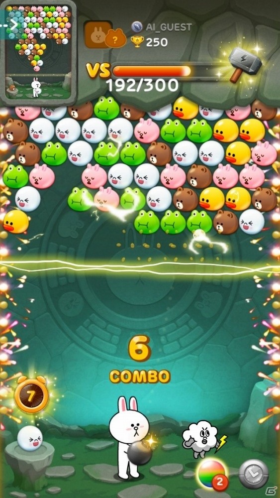 iOS/Android「LINE バブル」世界中のプレイヤーとのリアルタイムバトルが楽しめる新機能「ワールドリーグ」が登場！の画像1
