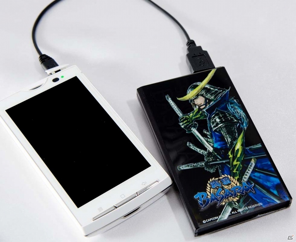 15デザインでラインナップ！「戦国BASARA」モバイルバッテリーがイーカプコンにて発売の画像1