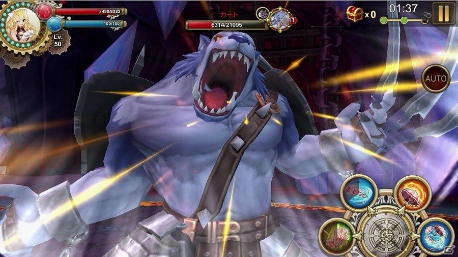iOS/Android「OZ Chrono Chronicle」大迫力のボスバトル映像が公開！の画像3