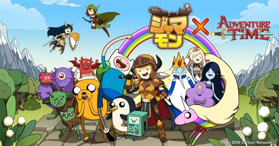 iOS/Android「ジャマモン」にて「アドベンチャー・タイム」の世界が再現されたコラボレーションが開催！の画像1