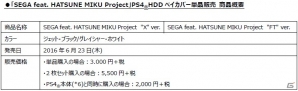 「初音ミク -Project DIVA-」シリーズとPS4がコラボしたスペシャルパックが6月23日に発売！HDDベイカバーの単品販売も実施の画像12