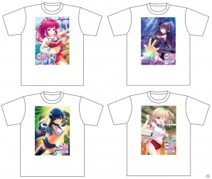 「『ガールフレンド（♪）』聖櫻学園 ファーストステージ2016 初夏」ガールイラストTシャツなど会場限定グッズ第2弾が公開！の画像1