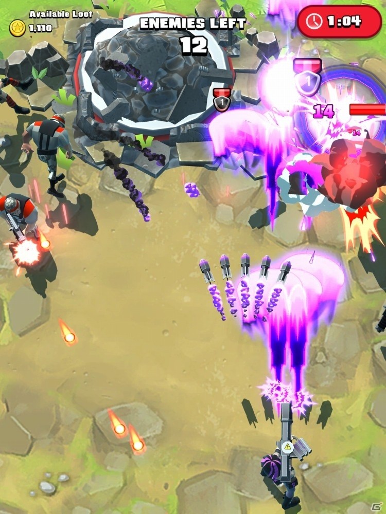 小隊を組んで巨大ロボを撃退！戦略性豊かなシューティング「RAID HQ」がiOS向けに配信開始の画像4