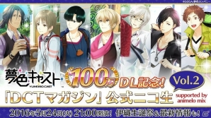 iOS/Android「夢色キャスト」100万DL突破を記念したログインボーナスキャンペーンが実施中！5月24日にニコ生も配信の画像2