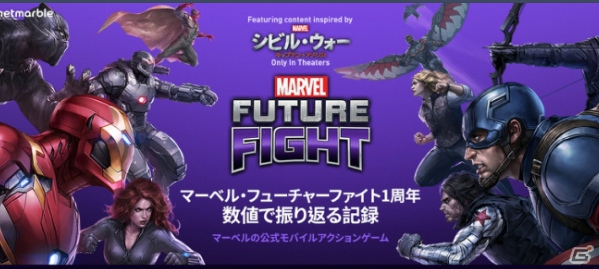 iOS/Android「マーベル・フューチャーファイト」1番人気のヒーローはアイアンマン！1周年を記念したインフォグラフィックが公開の画像1