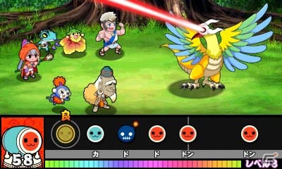 3DS「太鼓の達人 ドコドン！ミステリーアドベンチャー」第2章の舞台はイースター島！新要素「合成」やさらなるゲストキャラも明らかにの画像12