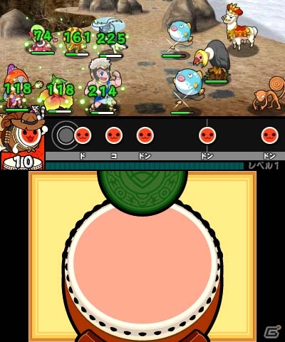 3DS「太鼓の達人 ドコドン！ミステリーアドベンチャー」第2章の舞台はイースター島！新要素「合成」やさらなるゲストキャラも明らかにの画像36