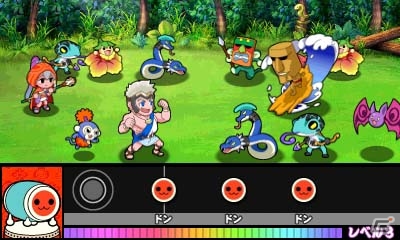 3DS「太鼓の達人 ドコドン！ミステリーアドベンチャー」第2章の舞台はイースター島！新要素「合成」やさらなるゲストキャラも明らかにの画像7