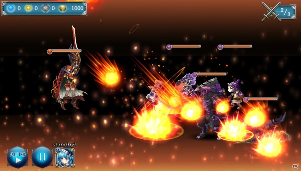 2Dキャラ×王道コマンドバトルのファンタジーRPG「少女とドラゴン -幻獣契約クリプトラクト-」がPS4/PS3向けに配信決定！の画像2