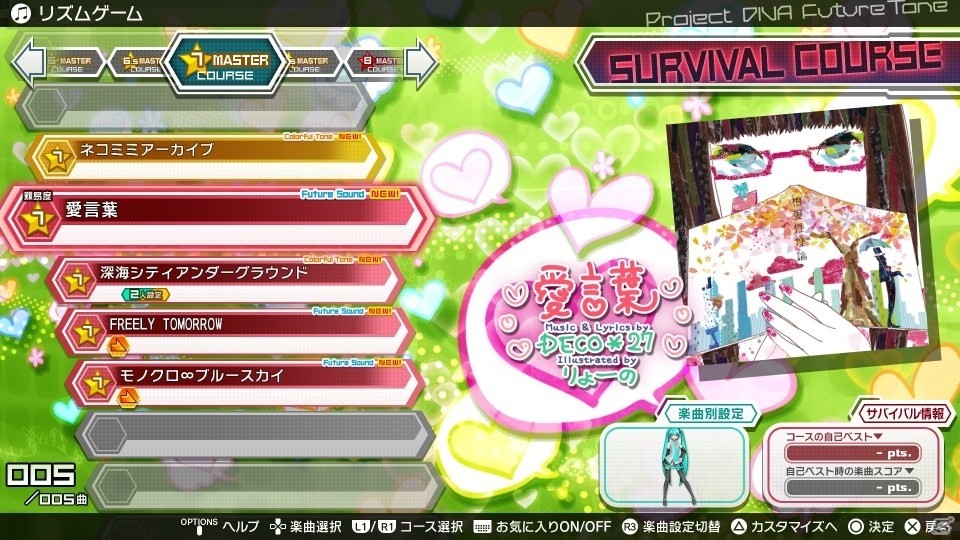 PS4「初音ミク Project DIVA Future Tone」モジュールの髪型を自由にカスタマイズ！追加コンテンツ購入特典が明らかにの画像2