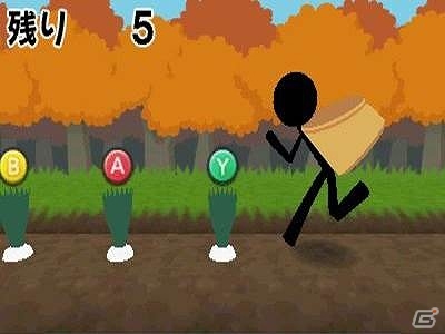 3DS「棒人間チャレンジ！」開発スタッフによるスーパープレイ動画「とつげき～！」「だいこん100本引っこ抜き」が公開！の画像4