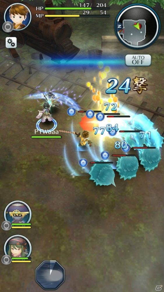 片手で楽しめるアクションRPG「サムライ ライジング」をレビュー！ジョブの選択や育成の魅力も満載の画像5