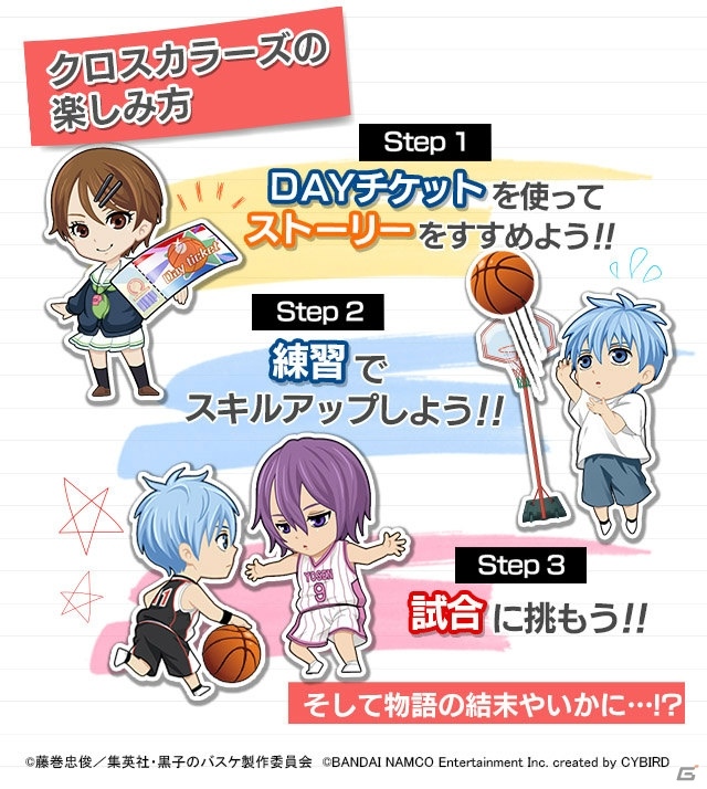 iOS/Android「黒子のバスケ CROSS COLORS」事前登録10万人を突破！事前登録キャンペーンがスタートの画像7