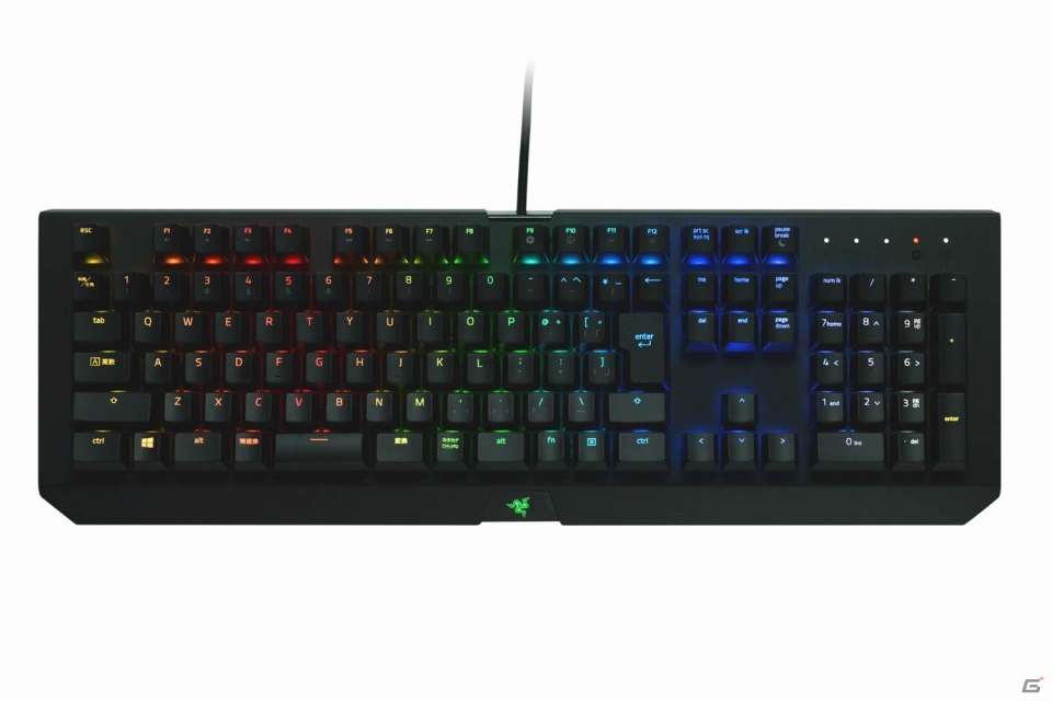 MSY、日本語レイアウトのゲーミングキーボード「Razer BlackWidow X Chroma」を発売の画像1