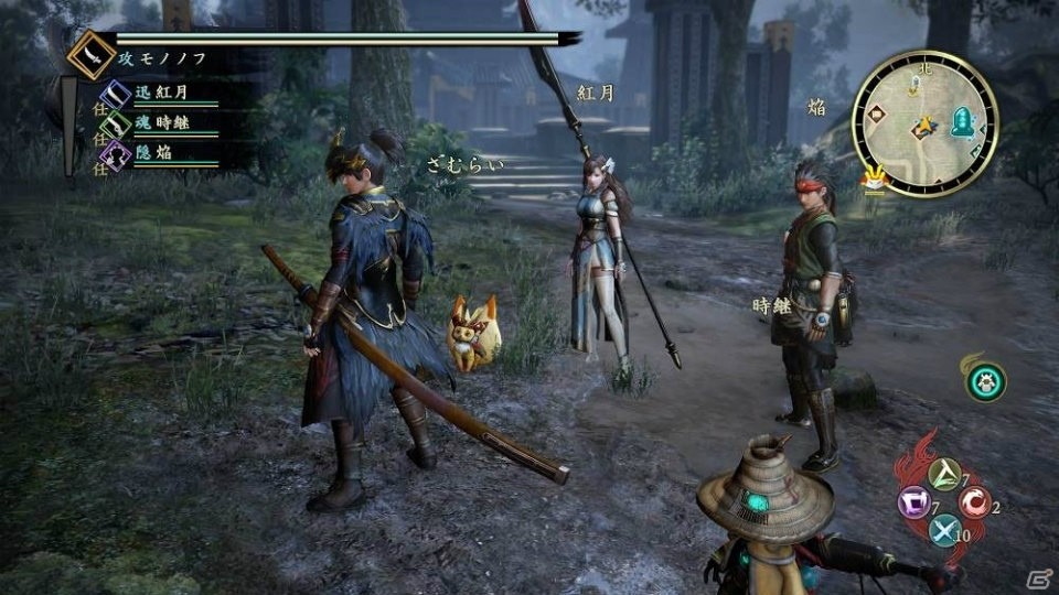 PS4/PS3/PS Vita「討鬼伝2」モノノフを取り締まる部隊「禁軍」の新キャラクターや領域内の探索に役立つ「天狐」を紹介！の画像18