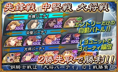 「オルタンシア・サーガ -蒼の騎士団-」最強のプレイヤー決定戦“第五回 ナイト・オブ・ゴールド”スタート！新章の配信日は6月13日の画像2