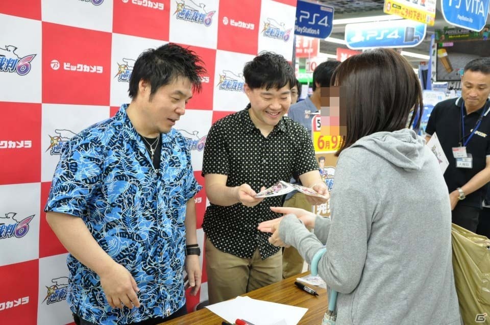 3DS「逆転裁判6」が本日発売！江城P・山﨑Dのサイン＆握手会イベントをレポートの画像7