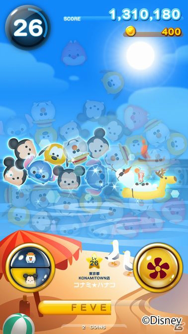 AC「ディズニー ツムツム」夏にピッタリのオリジナルツム「サマーオラフ」がツムマスコットとして登場！の画像7