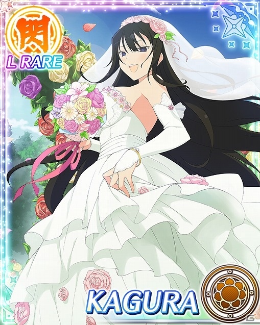 「閃乱カグラ NewWave Gバースト」ウェディング衣装の少女たちが手に入るイベント「ブーケ争奪大乱戦！水無月段位戦」が開催！の画像2