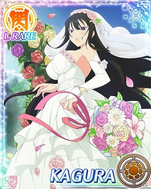 「閃乱カグラ NewWave Gバースト」ウェディング衣装の少女たちが手に入るイベント「ブーケ争奪大乱戦！水無月段位戦」が開催！の画像3