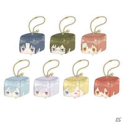 iOS/Android「アイドリッシュセブン」のFACE CUBEシリーズが2016年秋に発売―12人のアイドルがぬいぐるみキーホルダーにの画像2