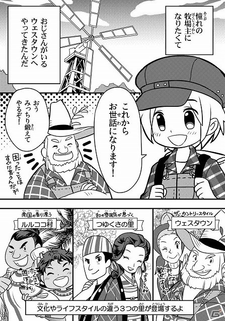 3DS「牧場物語 3つの里の大切な友だち」本作のポイントをマンガで解説した「まるわかりコミック」が公開の画像1