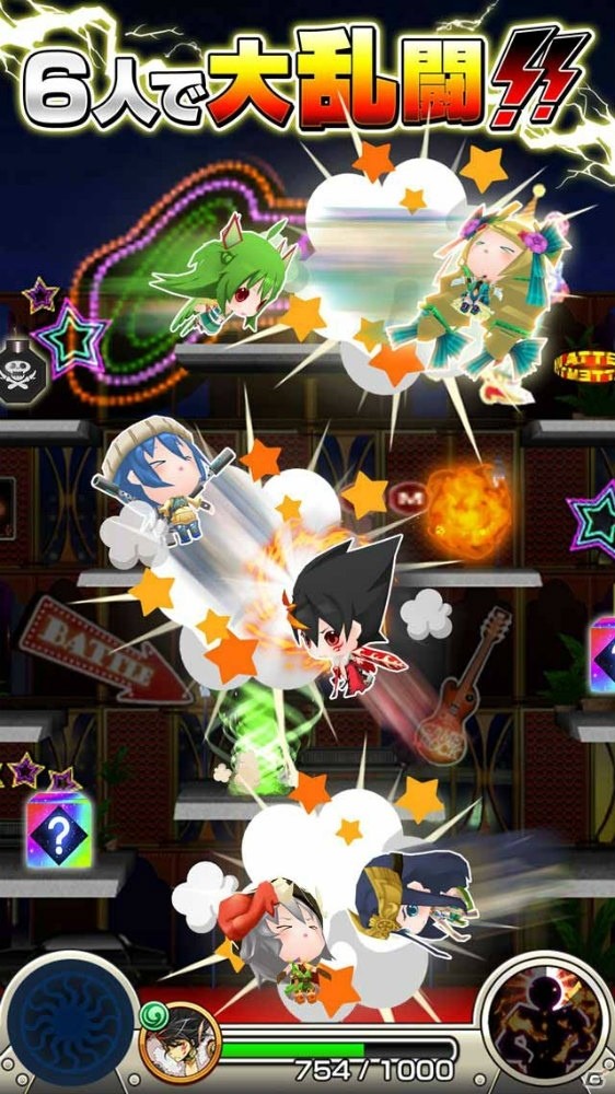 6人で大乱闘！リアルタイムアクション「激突！クラッシュファイト」Android版のオープンβテスト事前登録受付が開始の画像3