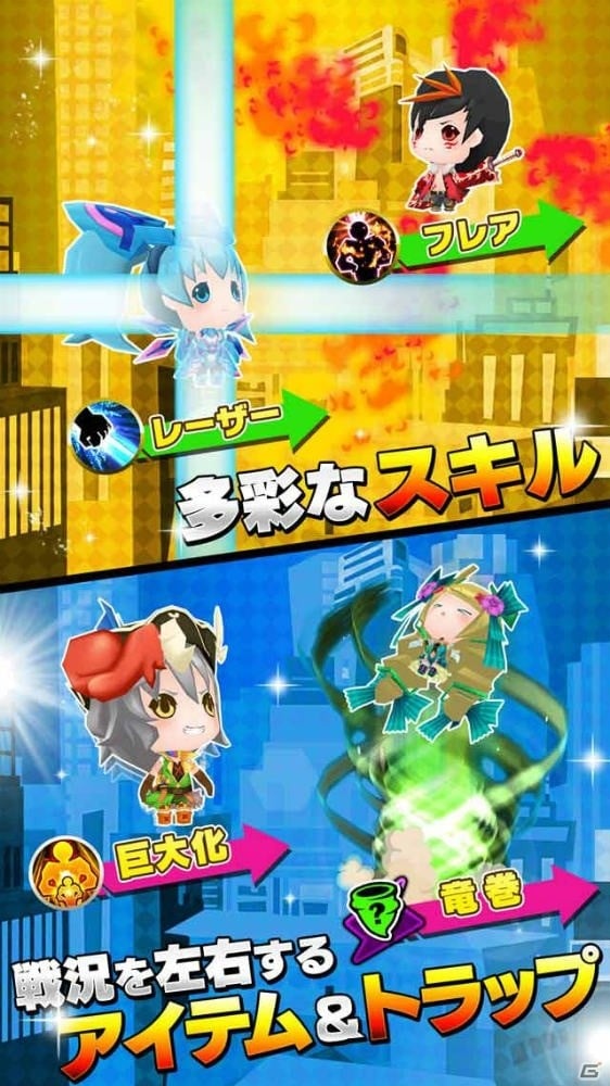 6人で大乱闘！リアルタイムアクション「激突！クラッシュファイト」Android版のオープンβテスト事前登録受付が開始の画像5