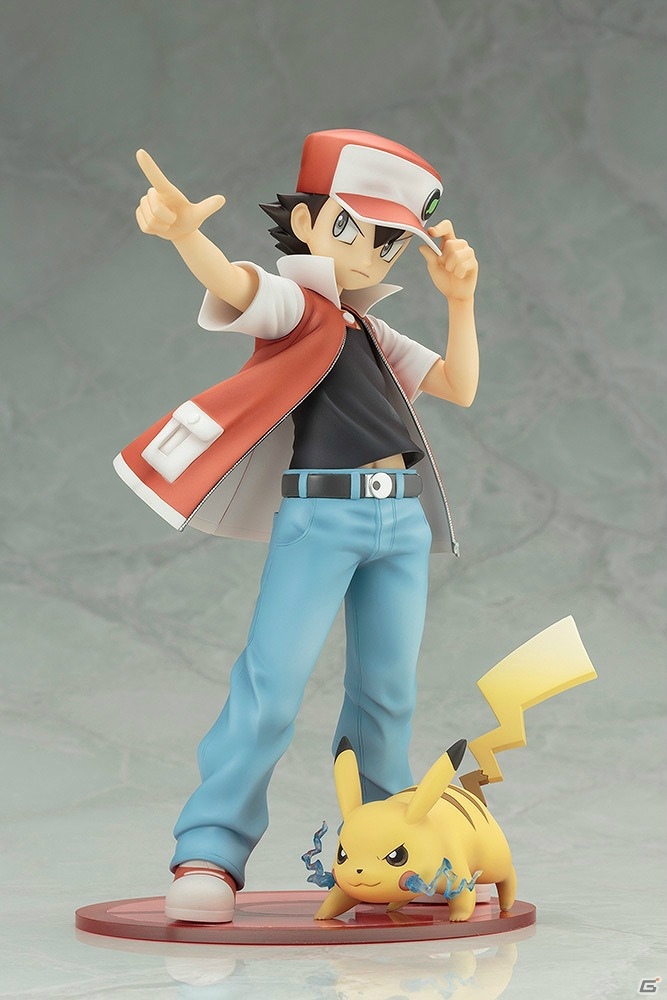 「ポケットモンスター」より伝説のトレーナー「レッド」がピカチュウとセットで立体化！の画像1