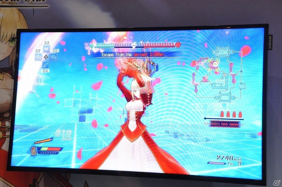 【E3 2016】ネロが縦横無尽に疾走乱舞！PS4版「Fate/EXTELLA」のデモプレイレポートをお届けの画像6