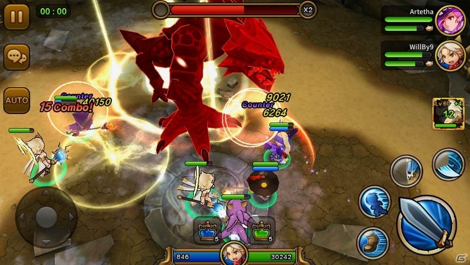 爽快なバトルアクションが楽しめるiOS/Android向け3DアクションRPG「ガーディアンハンター」の事前登録が開始！の画像4