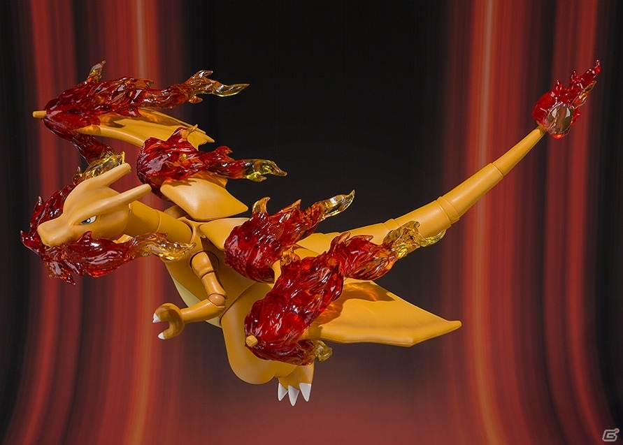 付属パーツで“フレアドライブ”も完全再現！「ポケットモンスター」シリーズより“リザードン”が立体化の画像3
