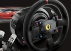 PS4/PS3レーシングコントローラー「T300RS」が発売決定―フェラーリモデルのAlcantara製ステアリングホイールと3ペダルをセットに