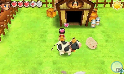 3DS「牧場物語 3つの里の大切な友だち」かわいい動物と毎日ふれあえる「動物のお世話」を紹介の画像3