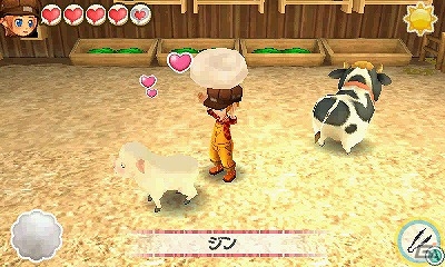 3DS「牧場物語 3つの里の大切な友だち」かわいい動物と毎日ふれあえる「動物のお世話」を紹介の画像4