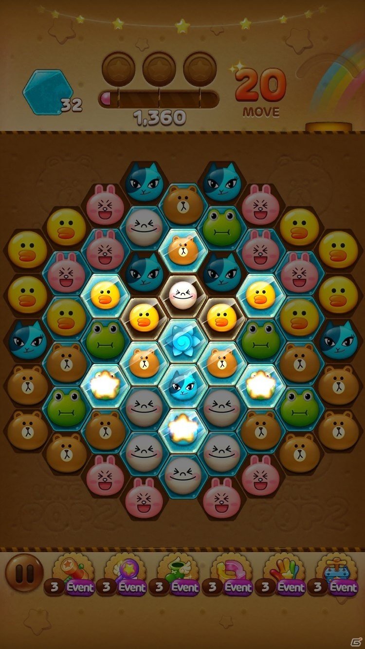 iOS/Android向け6角形パズルゲーム「LINE POP2」を紹介！今週のおすすめスマホゲームアプリレビューの画像10