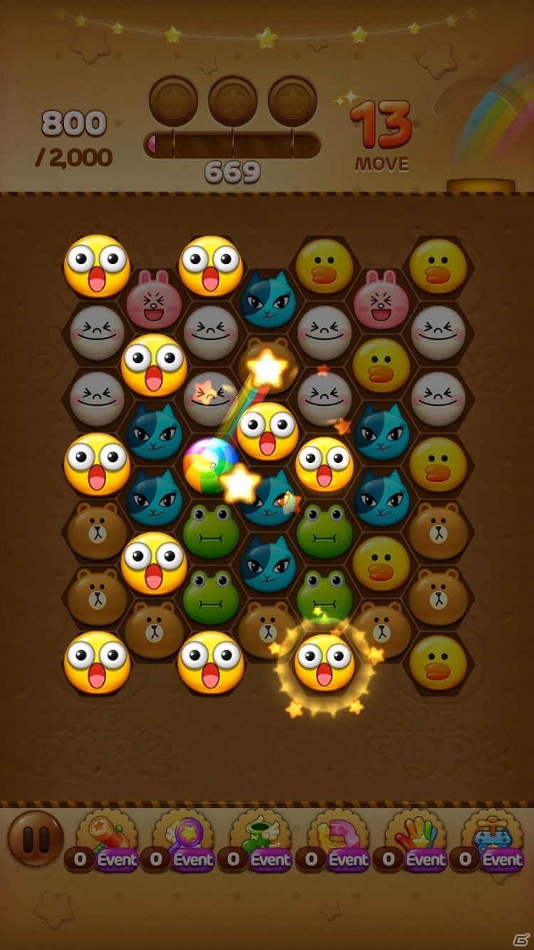 iOS/Android向け6角形パズルゲーム「LINE POP2」を紹介！今週のおすすめスマホゲームアプリレビューの画像3