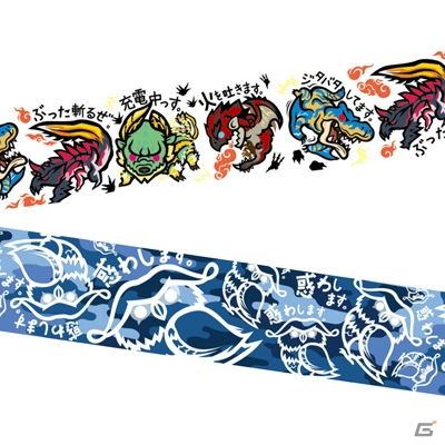 CAPCOM×B-SIDE LABELより「モンスターハンター」や「逆転裁判」のマスキングテープ＆缶バッジが6月23日に発売！の画像5