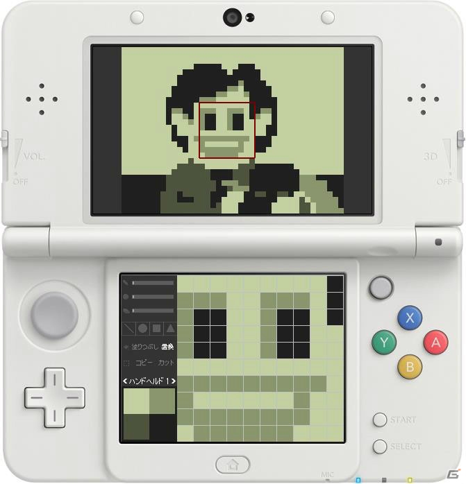 3DS版「ドットペイント」が6月29日に配信―新たな描画ツールでドットアートを制作しよう！の画像5