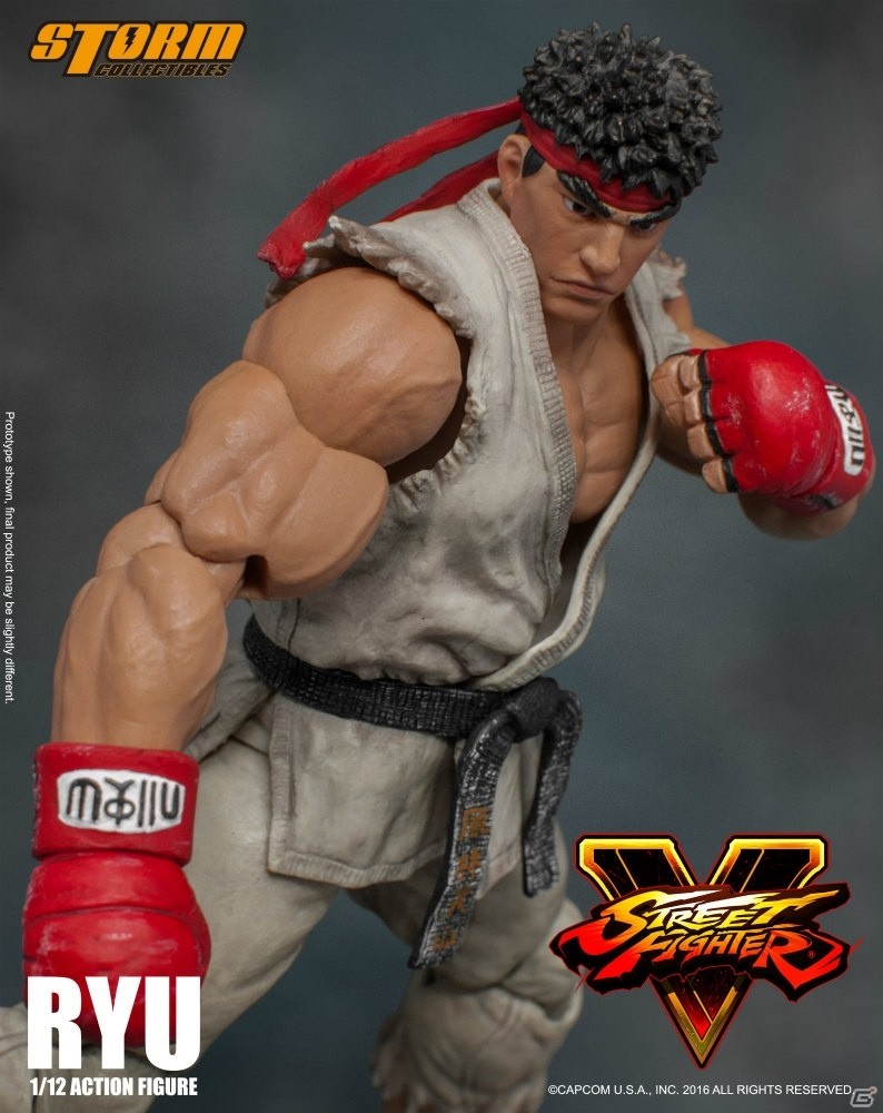 STORM COLLECTIBLESから「ストリートファイターV」リュウが1/12スケールで参戦！の画像5