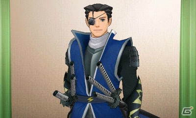 3DS「逆転裁判6」成歩堂が奥州筆頭スタイルに！「戦国バサラ コスチュームパック」が配信開始の画像1
