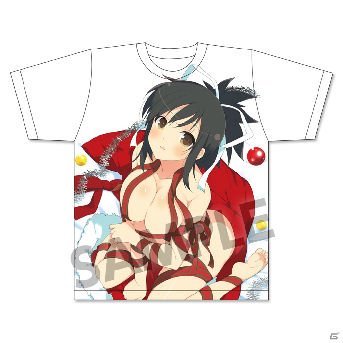 ホビーストックより「閃乱カグラ×UPPERS GIRL'S DOUBLE UPPER Tシャツ」が発売決定！の画像1