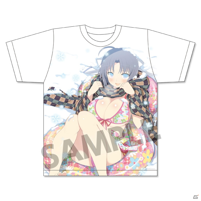 ホビーストックより「閃乱カグラ×UPPERS GIRL'S DOUBLE UPPER Tシャツ」が発売決定！の画像3