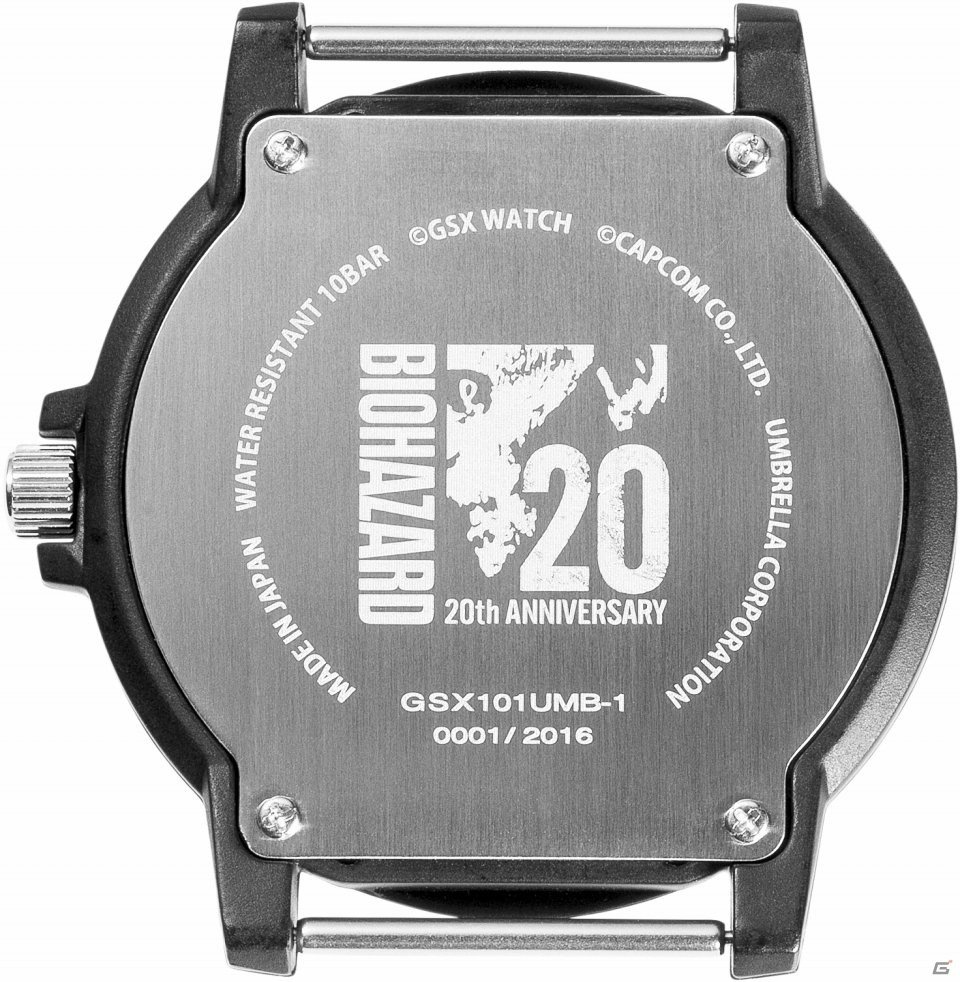 GSX WATCH JAPANが「BIOHAZARD」20周年記念ミリタリーウオッチ“UMBRELLA”を今秋発売の画像4