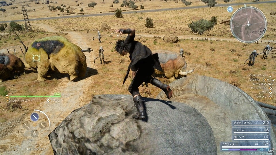 PS4/Xbox One「ファイナルファンタジーXV」のゲームサイクル、バトルシステムをスクリーンショットとともに紹介！の画像14
