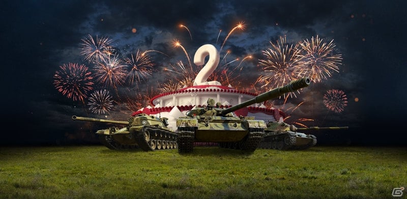 iOS/Android/PC「World of Tanks Blitz」プレミアムアカウントがプレゼントされる2周年記念イベントが開催！の画像1