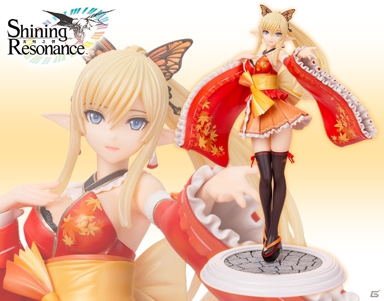 「シャイニング・レゾナンス」1/8スケール「霧香・永羽・亞爾瑪 紅葉羽衣ver.」がワンフェス2016［夏］にて限定販売！の画像1