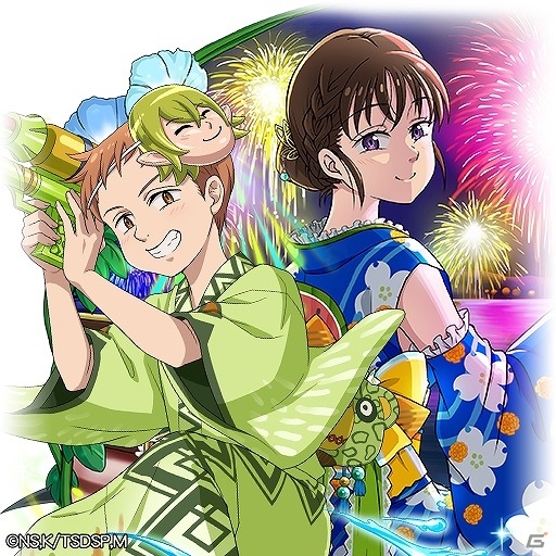 iOS/Android「七つの大罪 ポケットの中の騎士団」浴衣姿のキャラクターを手に入れよう！共闘祭り「リオネス夏祭りー波乱の⼤花⽕⼤会ー」が開始の画像2